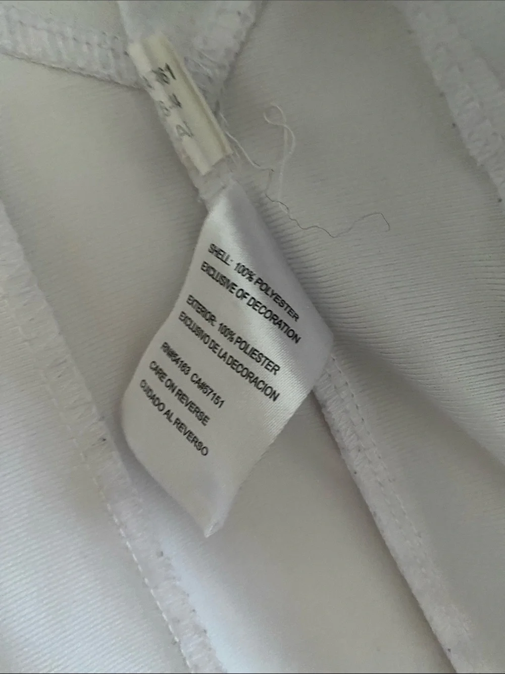 LOS ANGELES DOCKERS Logo White Varsity Jacket with Blue & Gray Stripes. Size XS